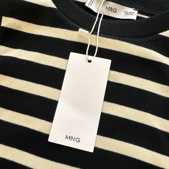 MANGO Striped Cotton Knit Tank - Picture 9 of 13